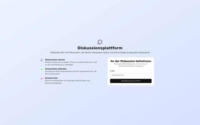 Discussion Website