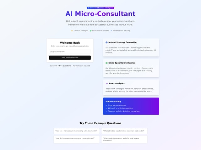 AI Business Advisor