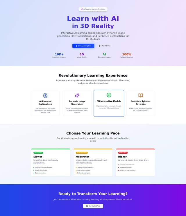 AI Learning Platform