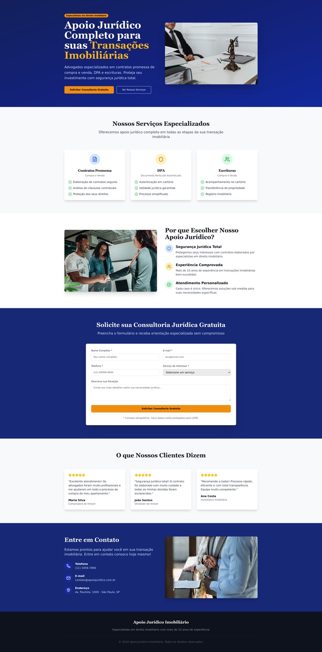 Imobiliário Legal Leads