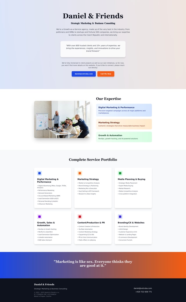 Growth Agency Website