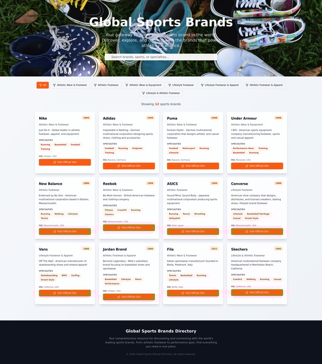 Sports Brand Hub