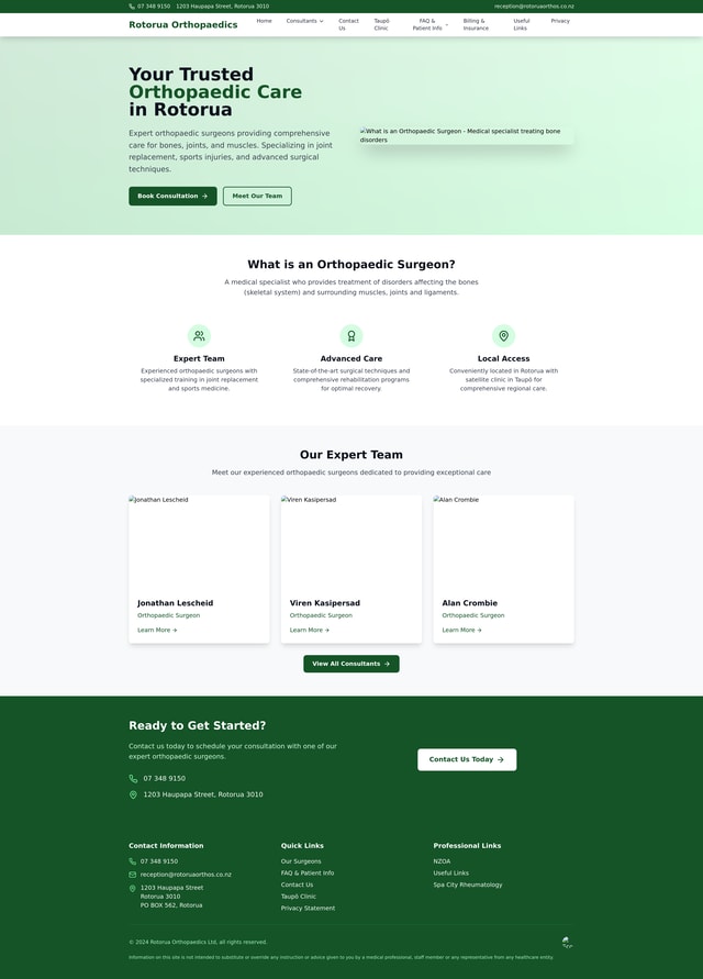 Ortho Clinic Site