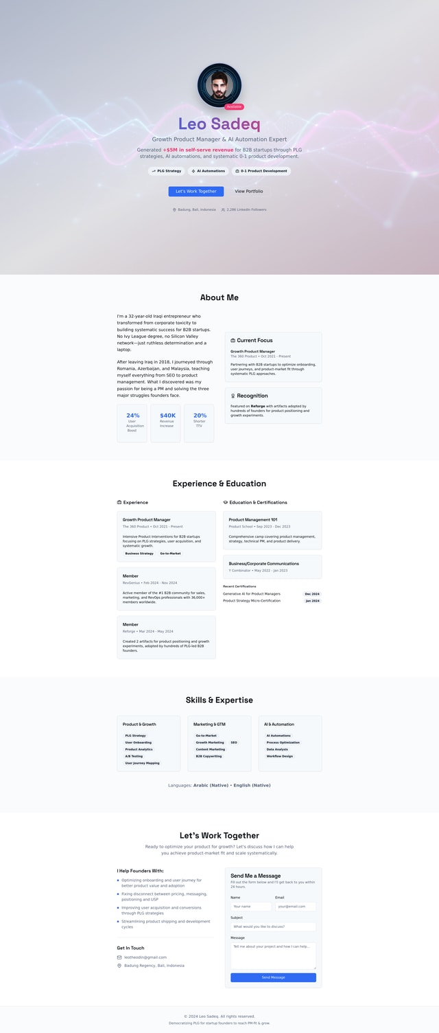 Website From LinkedIn
