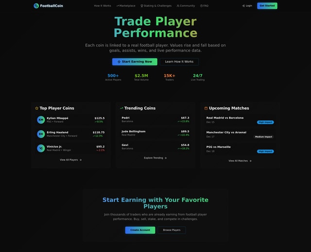 Football Coin Platform