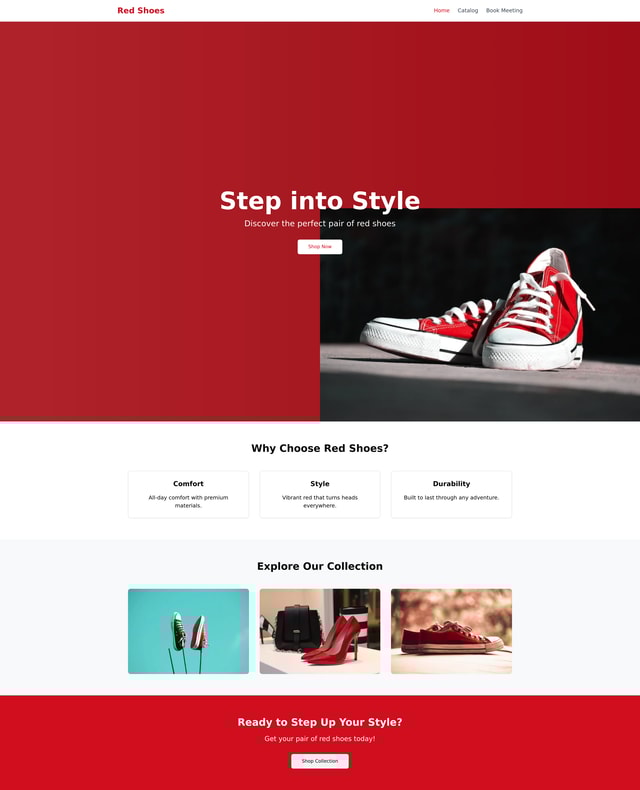 Red Shoe Promo