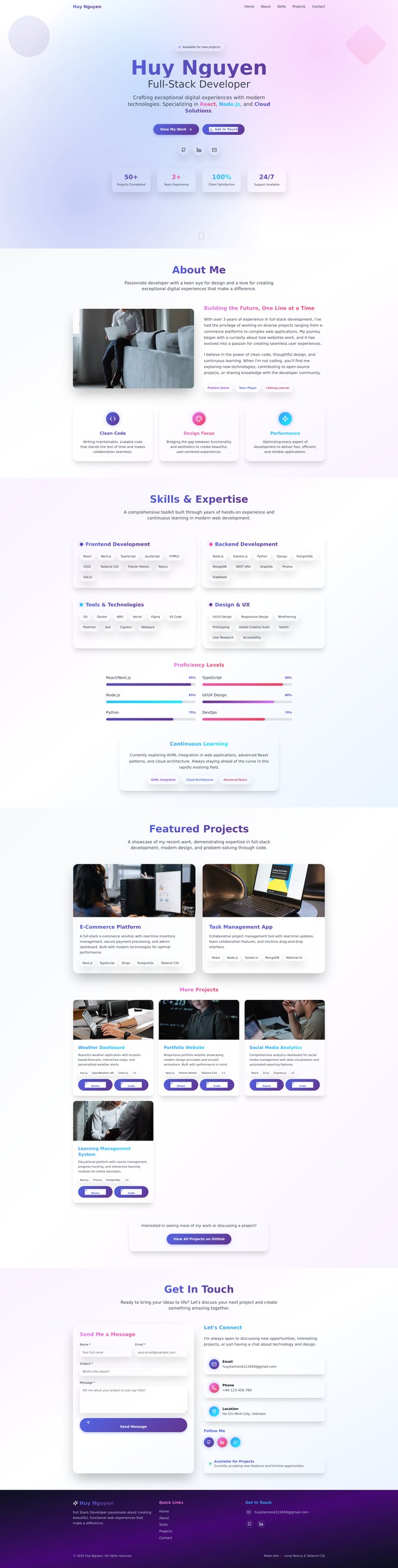 Modern Website