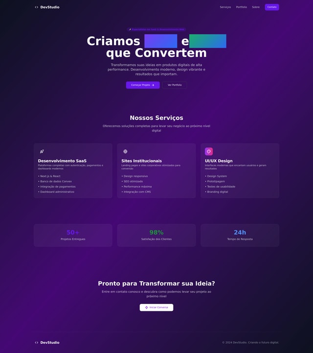 Vibrant Purple SaaS