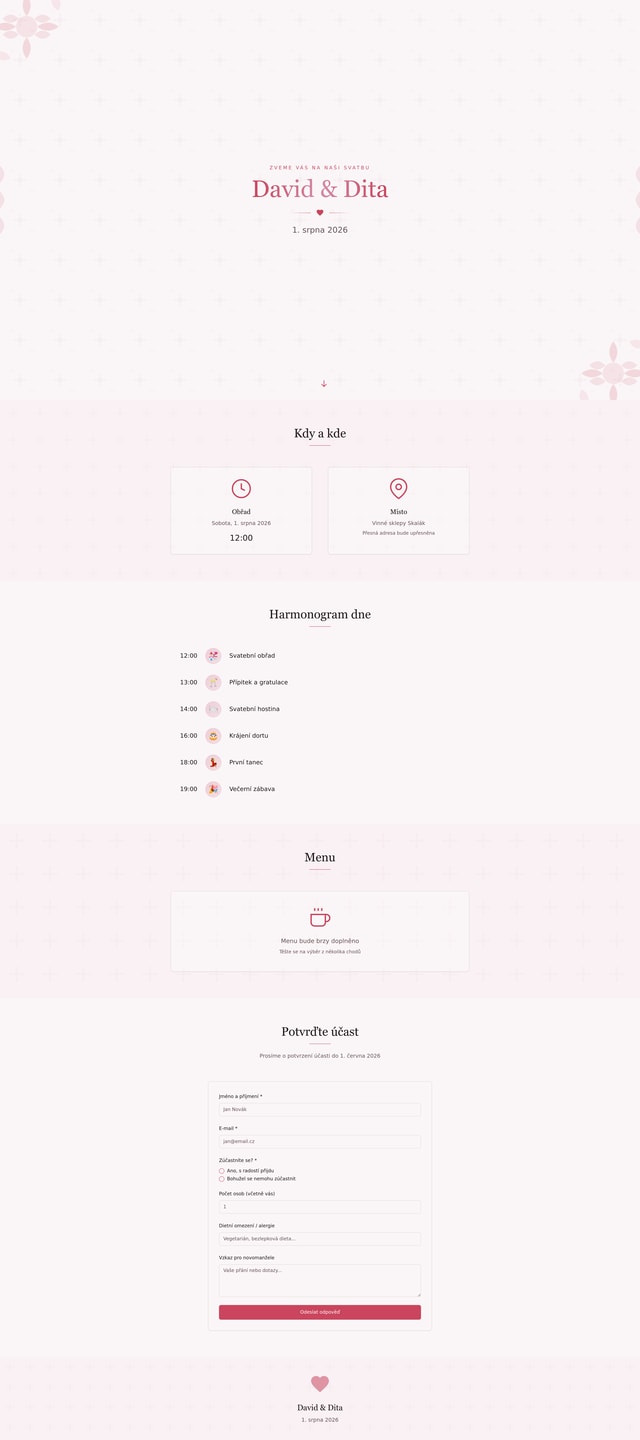 Wedding Website Design