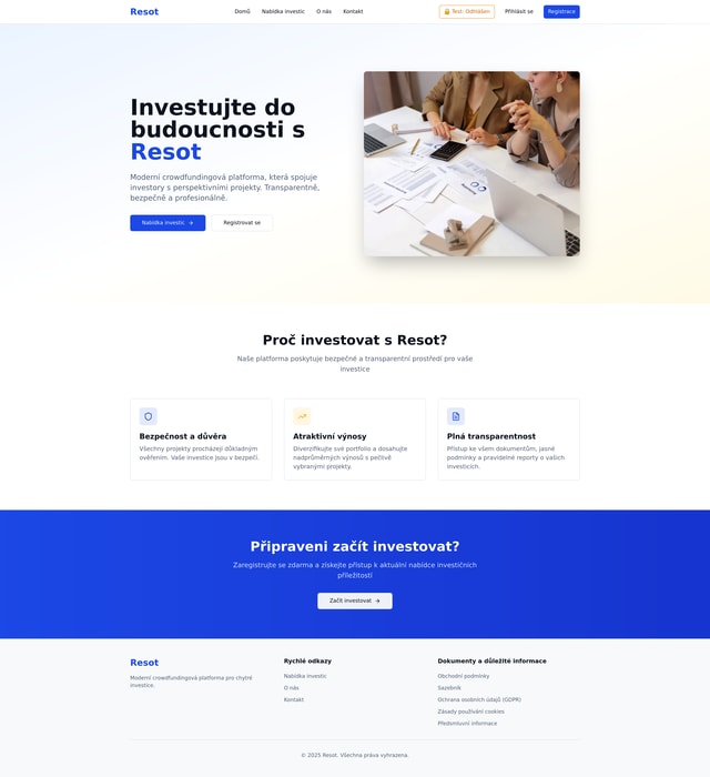Resot Platform Design