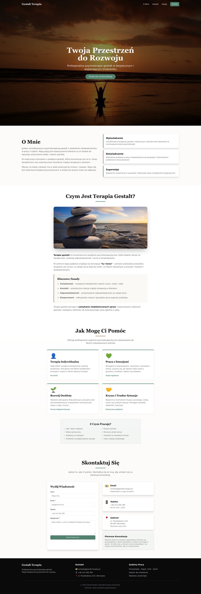 Website for Therapist