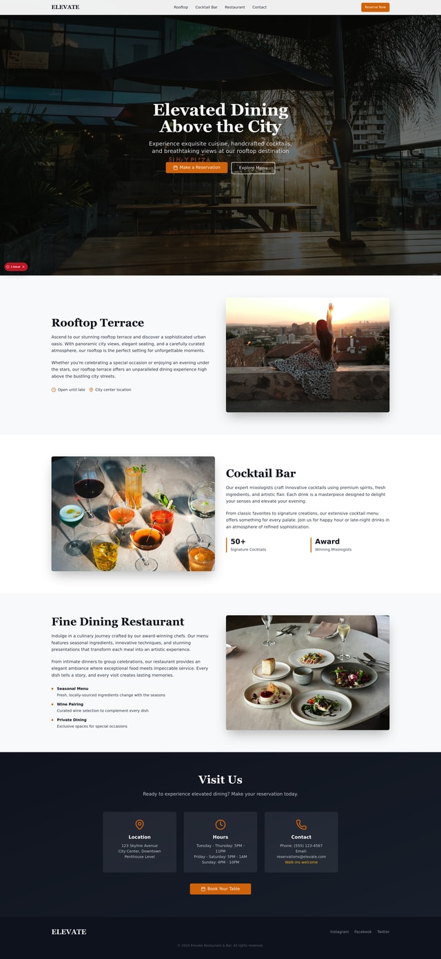 Rooftop Restaurant Site