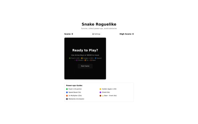 Snake Roguelike