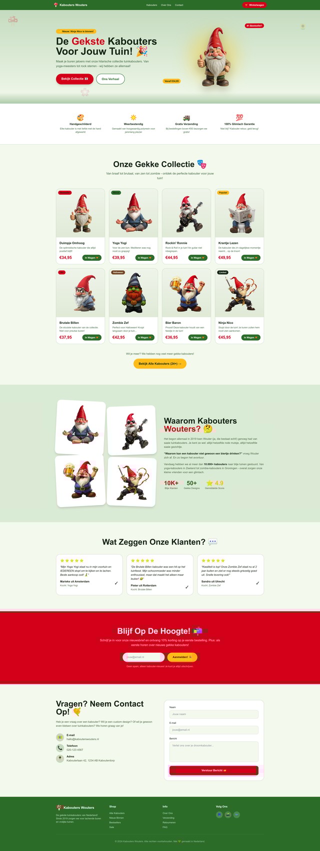 Gnome Website Design