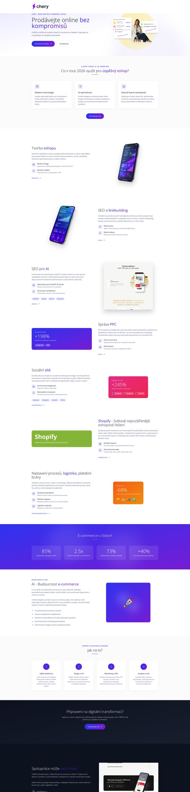 Chery Webpage Design