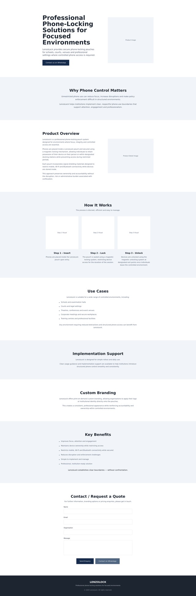 Phone-Locking Solution