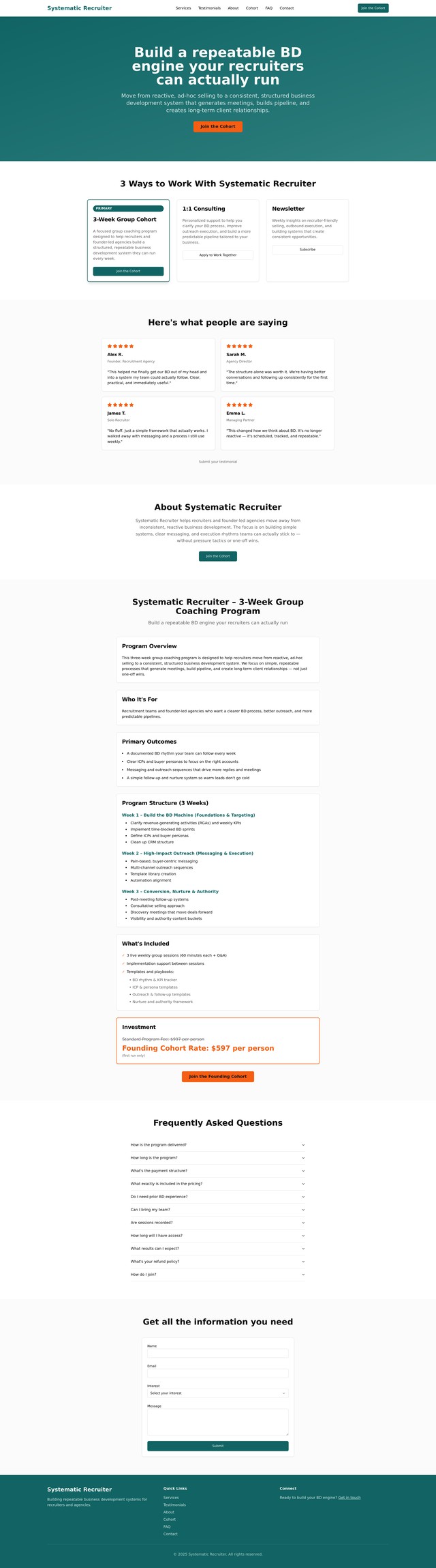 Systematic Recruiter