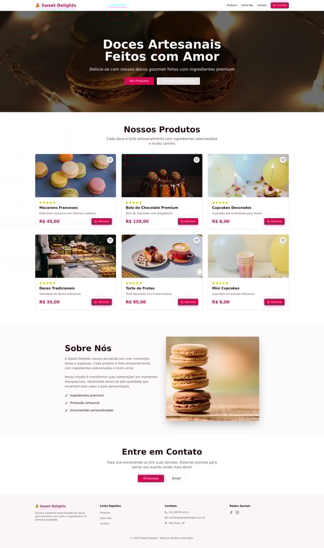 Sweet Shop Site