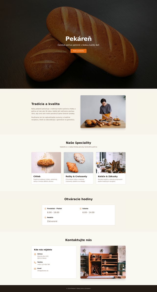 Bakery Website Idea