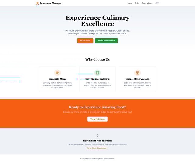 Restaurant Management