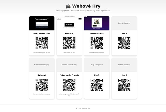 QR Game Hub