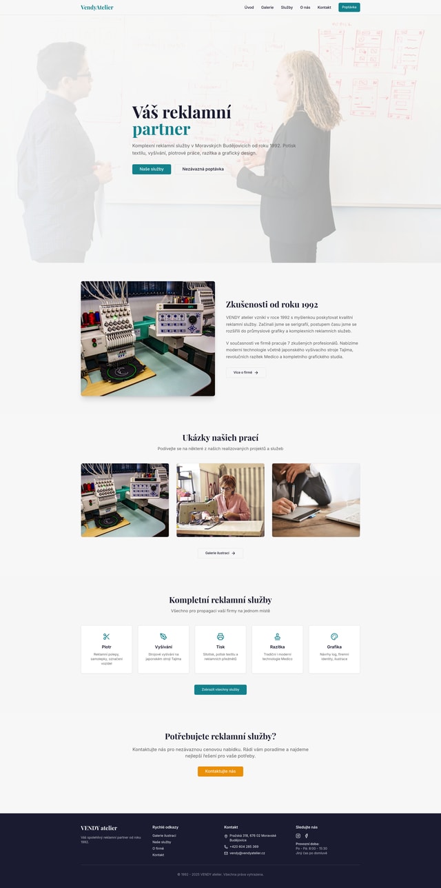 VendyAtelier Redesign