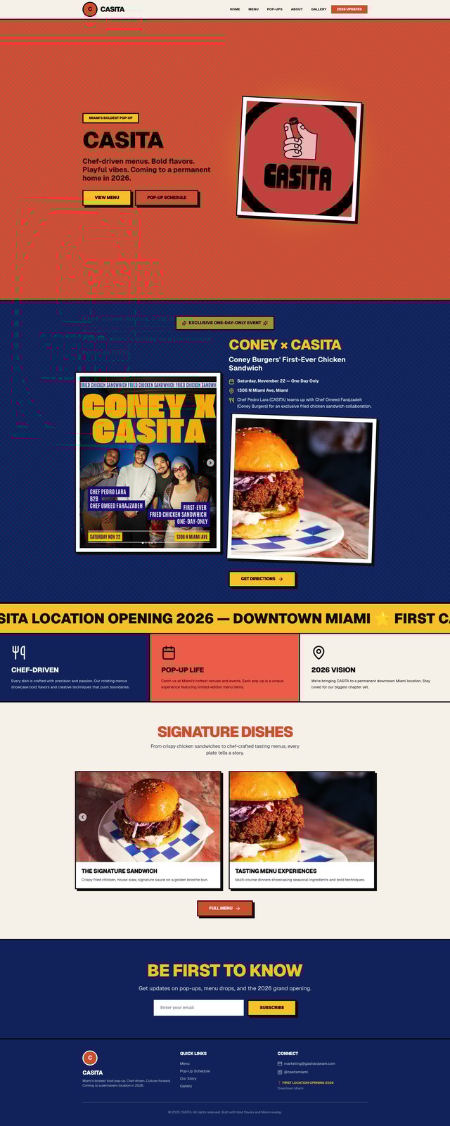 Casita Website Design