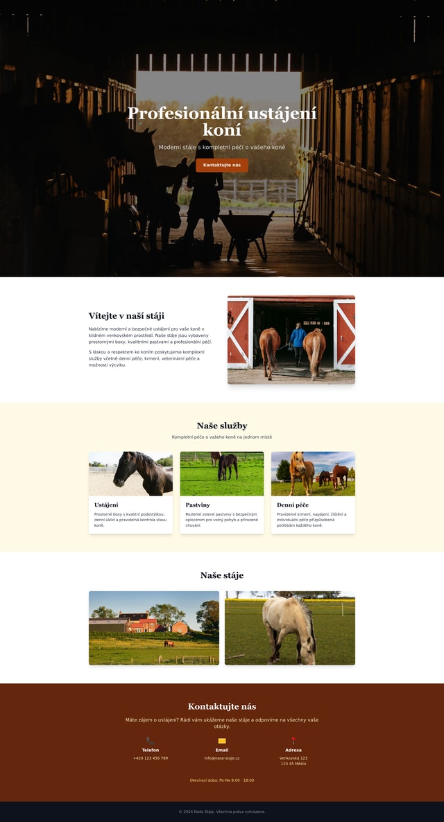 Horse Stable Web