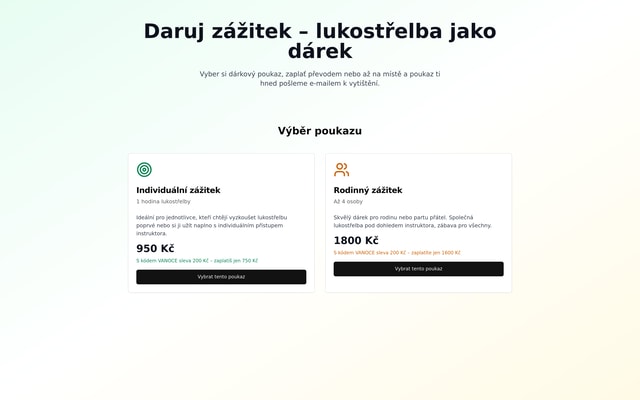 Archery Gift Vouchers