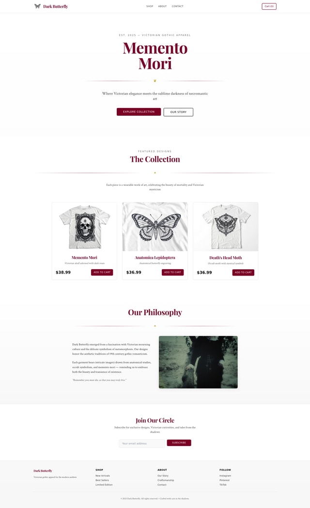 Dark Butterfly Site