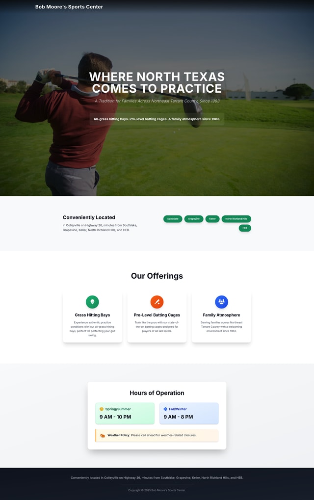 Sports Center Website