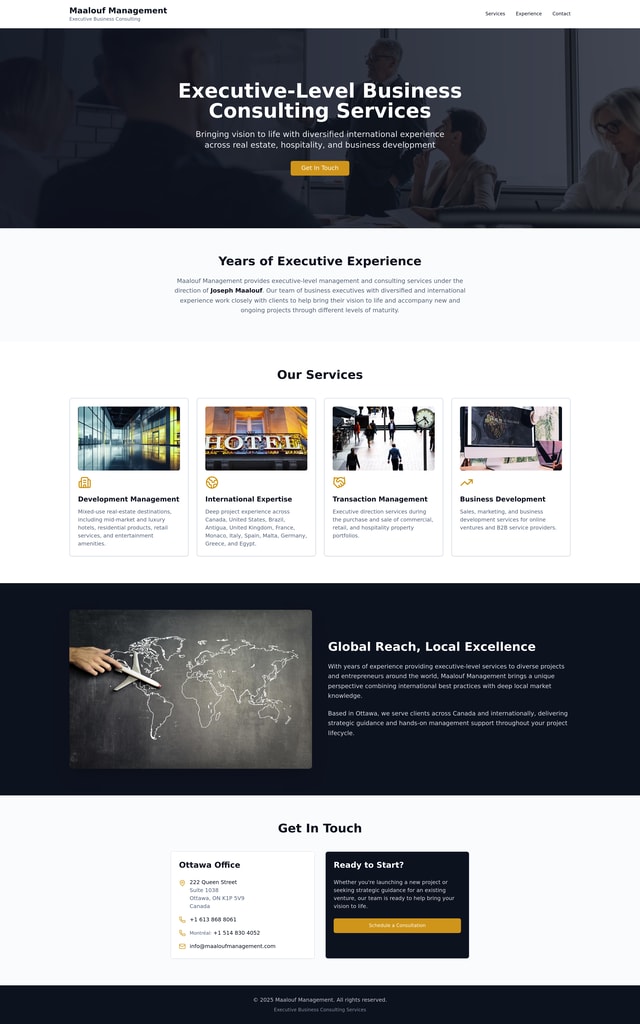 Maloof Management Consulting