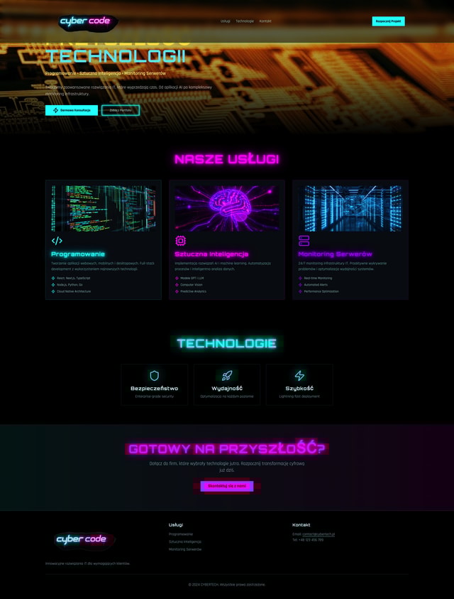 Cyberpunk IT Site