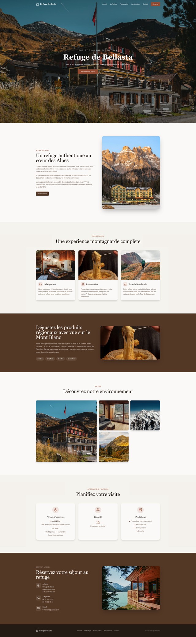 Refuge Bellasta Site