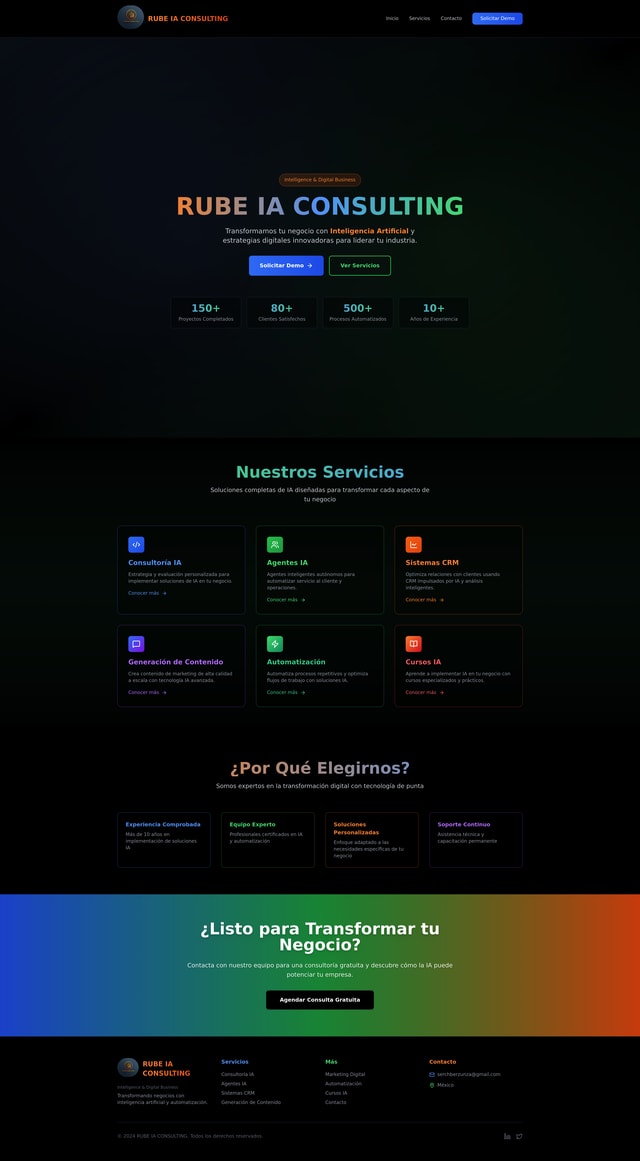 pagina rube consulting ia