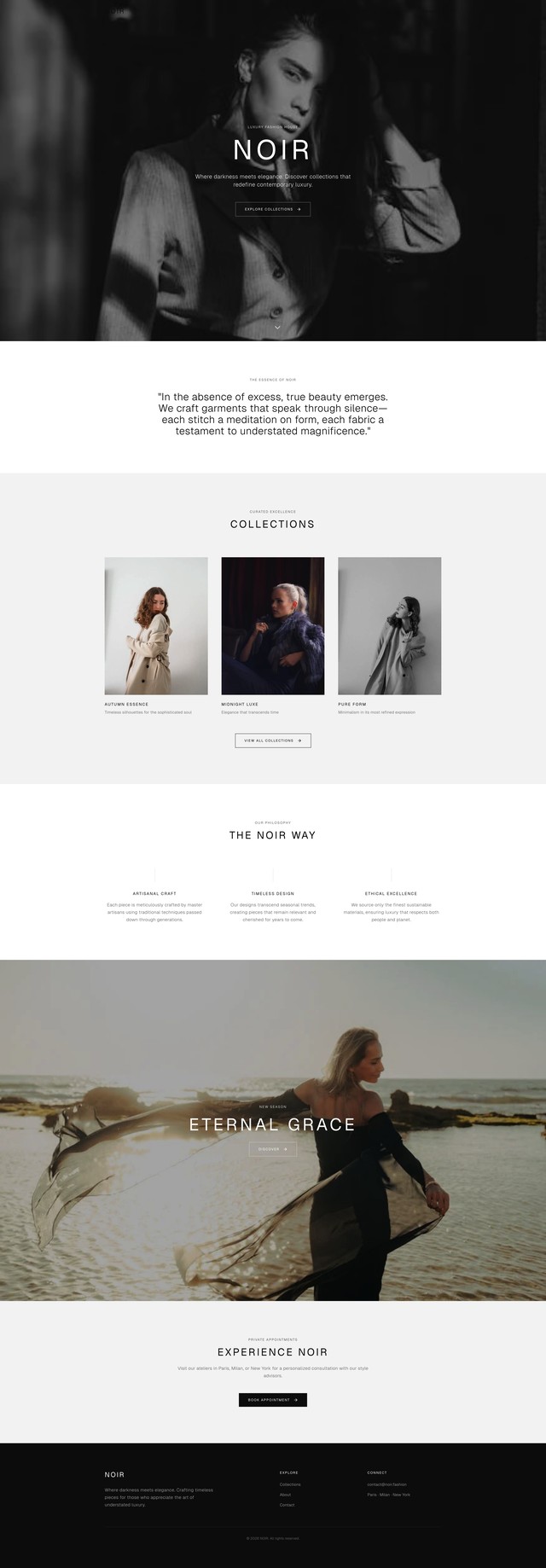 Fashion Brand Website