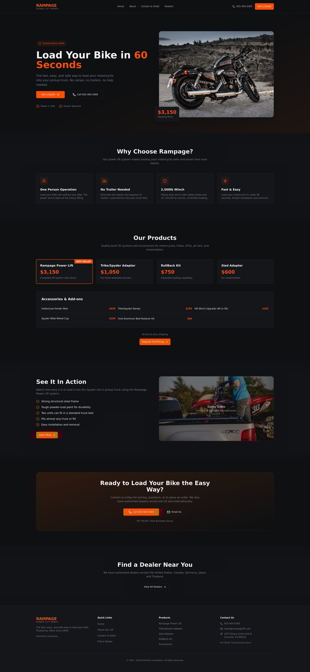 Rampage Lift Redesign