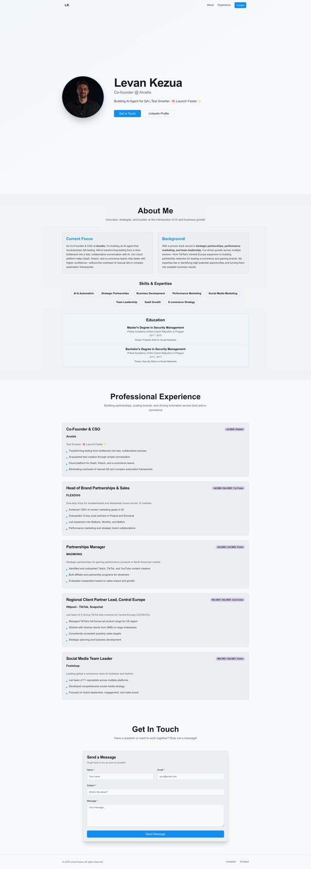Website From LinkedIn