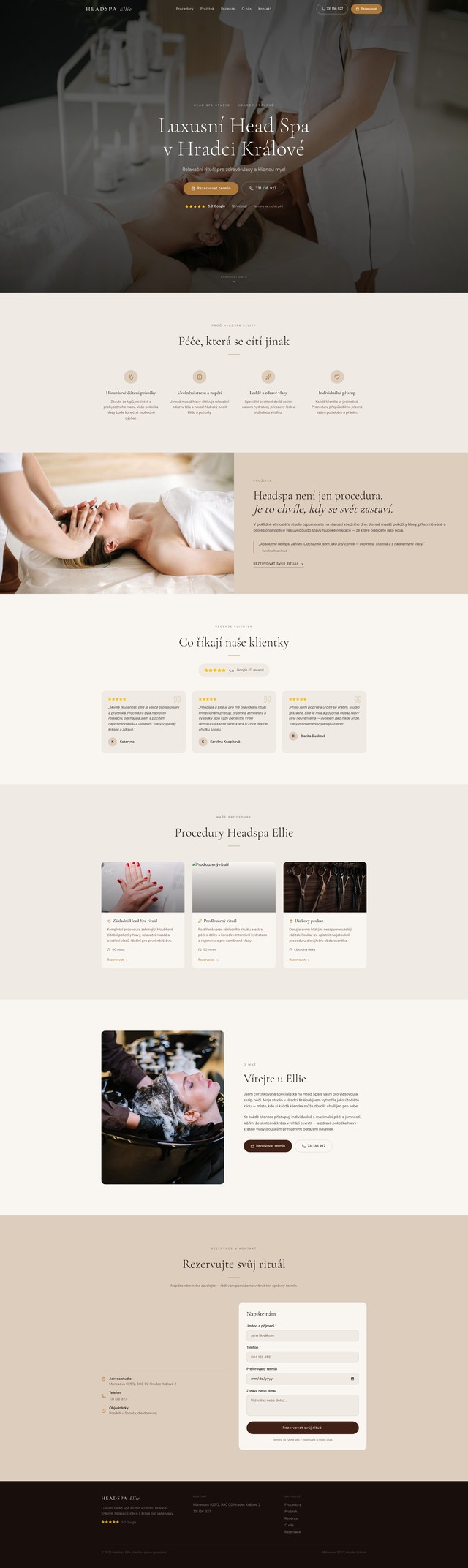 Headspa Website PRD