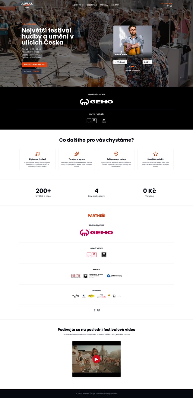 Olomouc Project Update