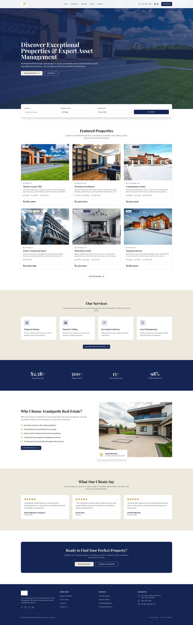 Real Estate Site