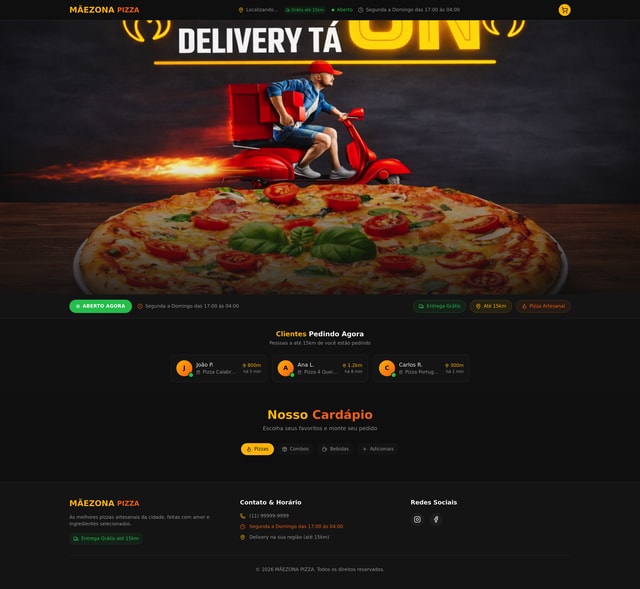 Burguer Website Design