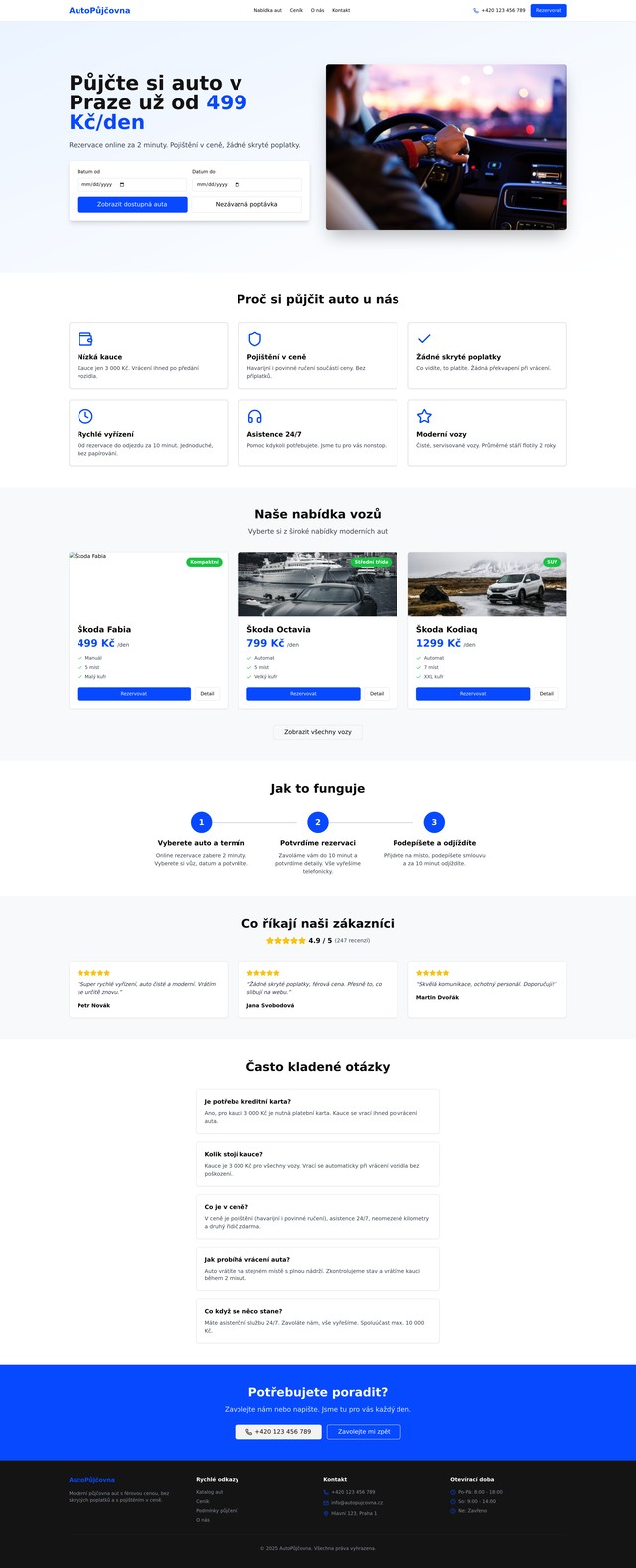 Car Rental Website