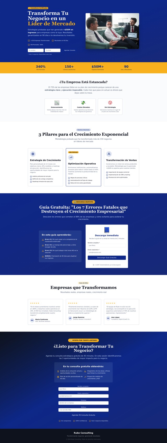 landing page generica