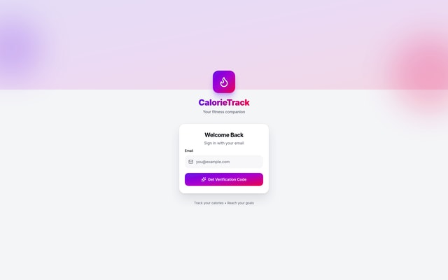 Calorie Tracker App