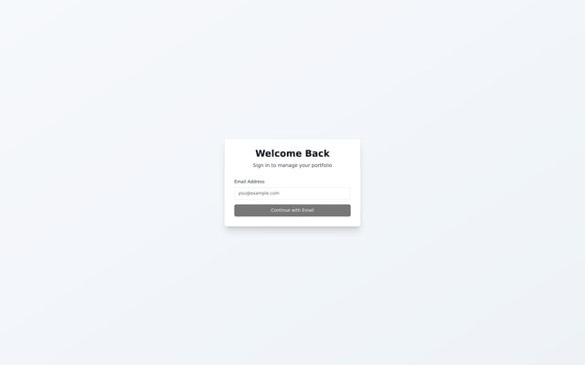 Stock Portfolio Tracker