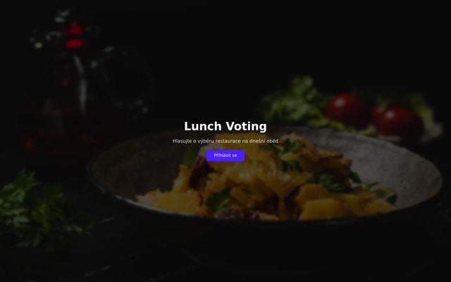 Lunch Vote App