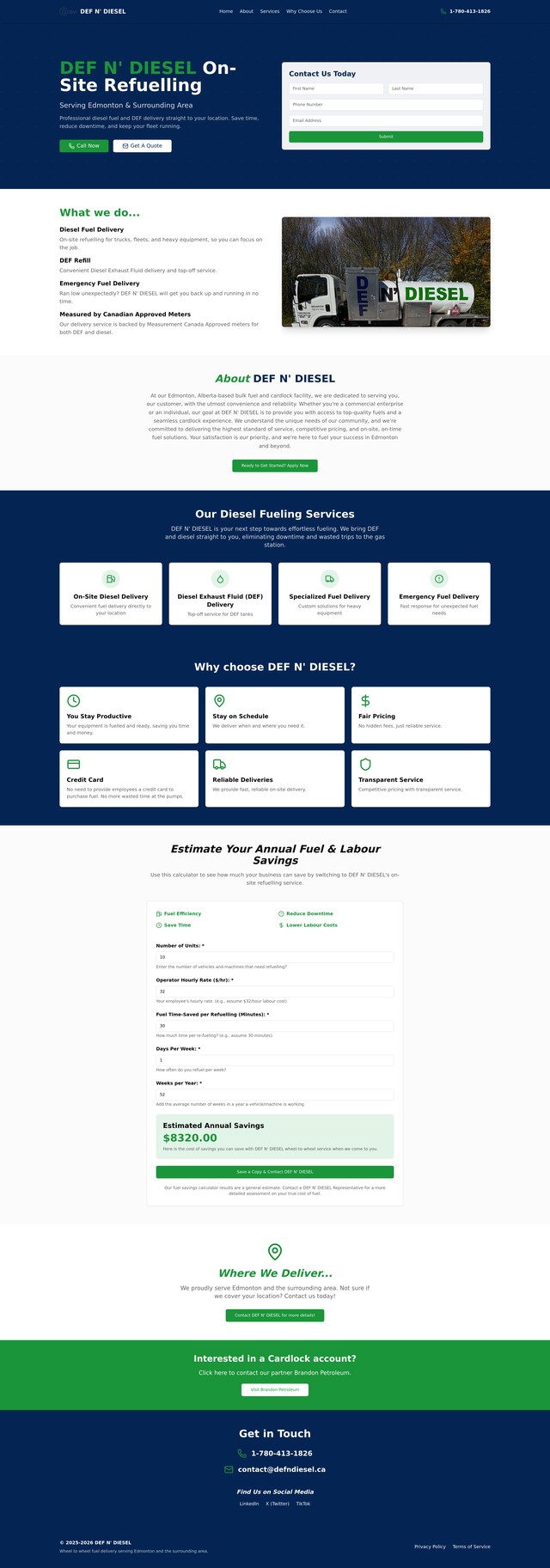Diesel Website Redesign