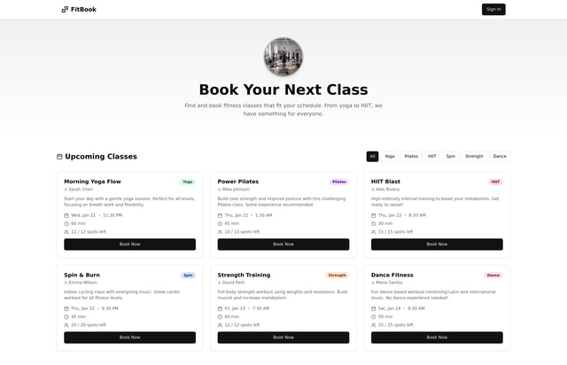 Booking System