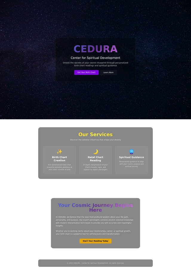 Astrology Website Idea